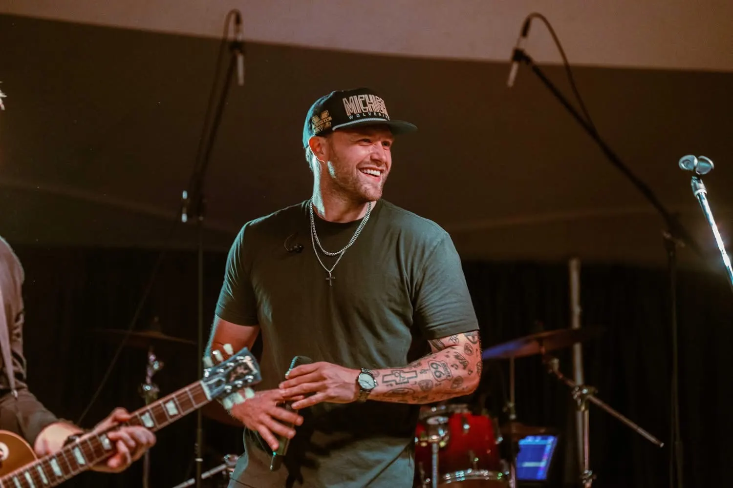 Dylan Burk performing live